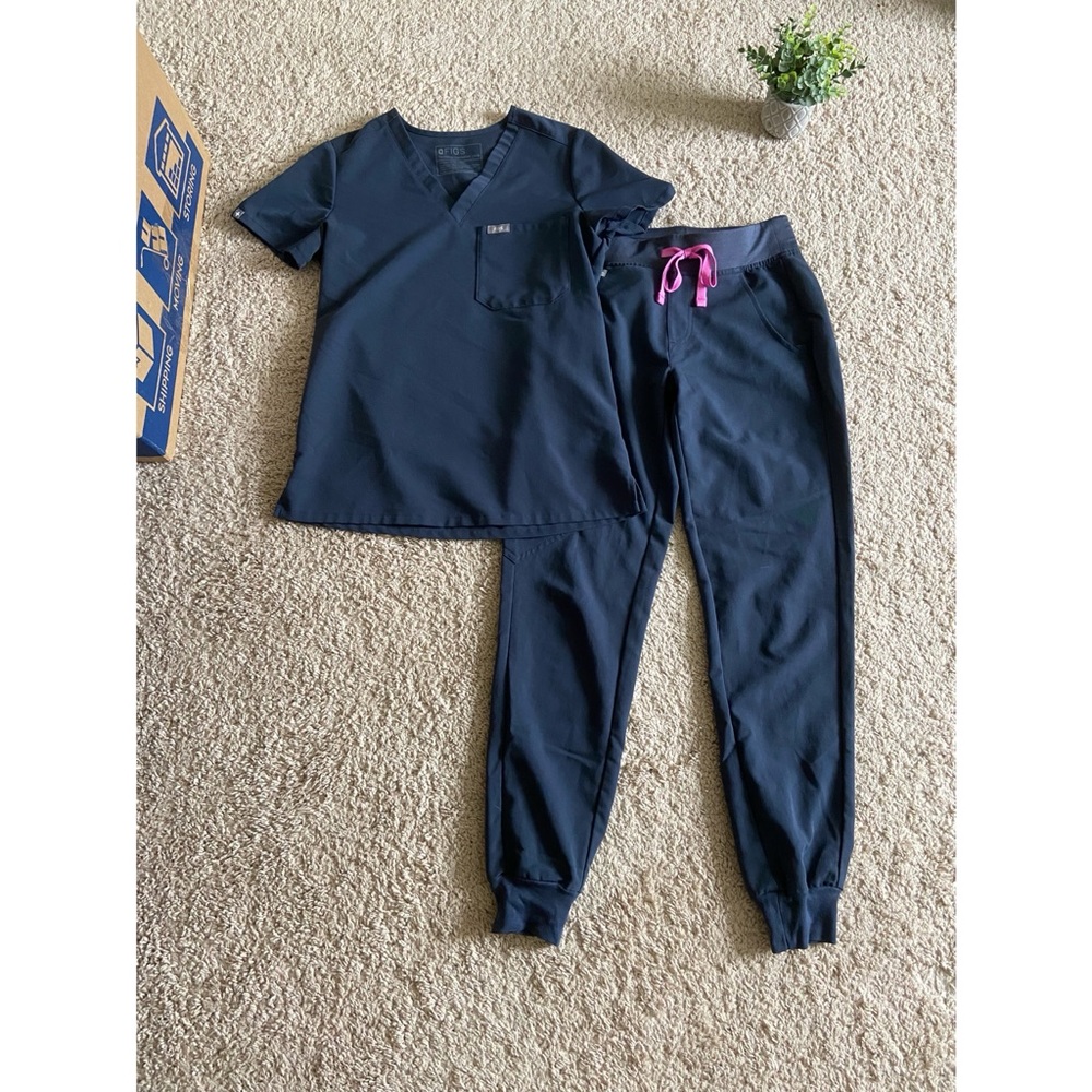 Figs Night Sky Scrubs